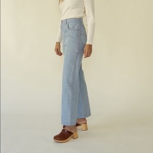 NWOT Lykke Wullf June Painter Pant- Light Denim